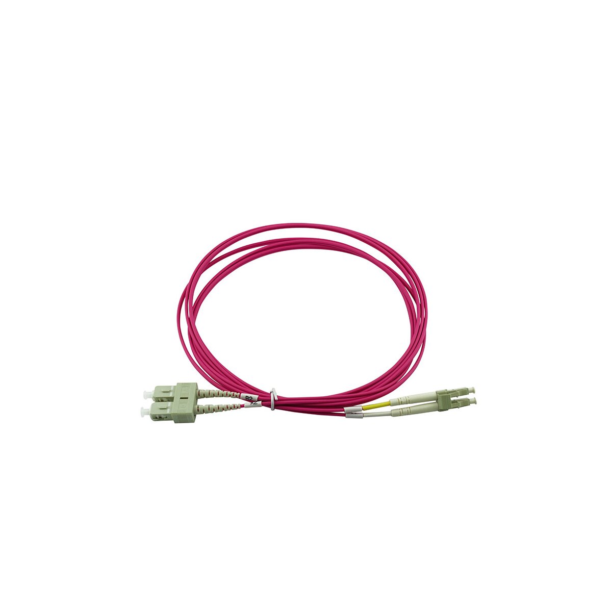 BlueOptics SFP3132FU0.5MK cable de fibra optica 0,5 m LC SC OM4 Magenta