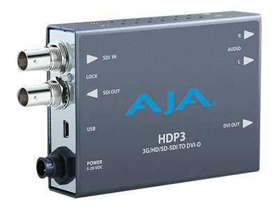AJA HDP3 convertisseur de signal vid�o Convertisseur vid�o actif 1920 x 1080, -