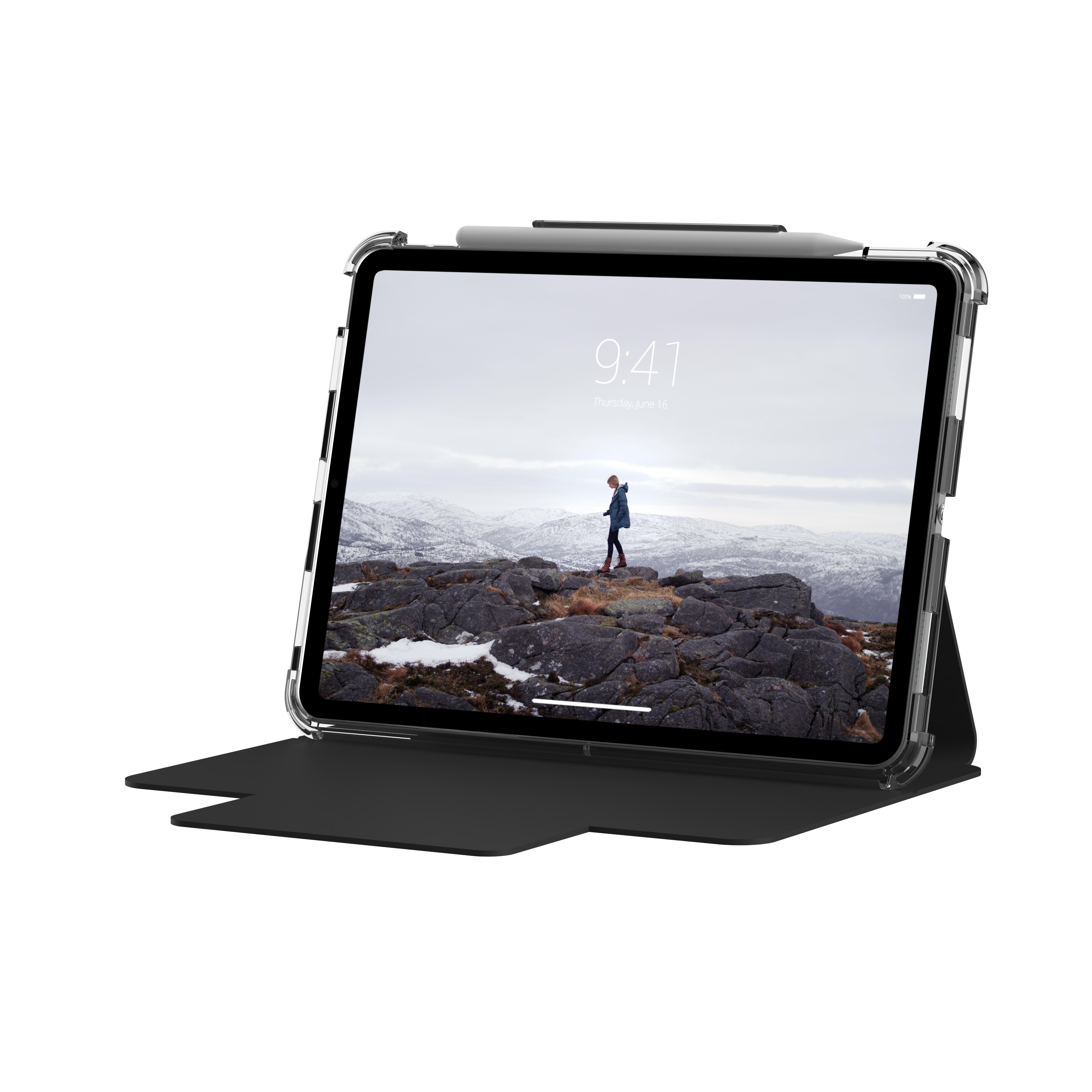 [U] by UAG 12329N314040 custodia per tablet 27,9 cm (11) Custodia a libro Nero, Traslucido