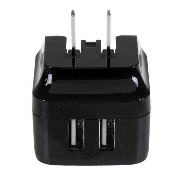 StarTech.com 2 Port USB Ladegert / Netzteil - 2-fach Ladestecker 17 Watt / 3.4 Amp - Dual Reiseladegert 110 / 220V - Wei - Netzteil - 17 Watt - 3.4 A - 2 Ausgabeanschlussstellen (USB)
