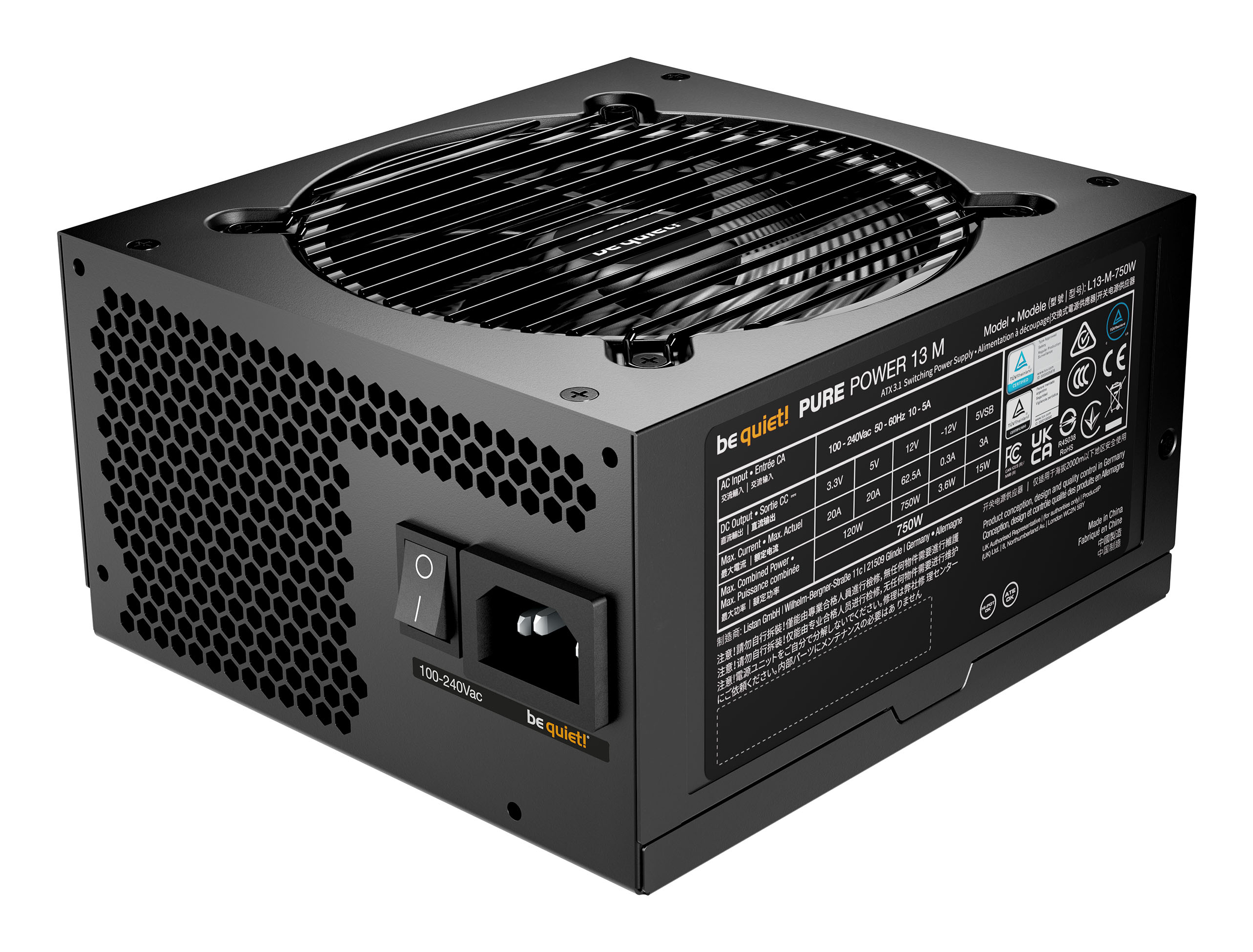 Be Quiet! Pure Power 13 M - Netzteil (intern)
