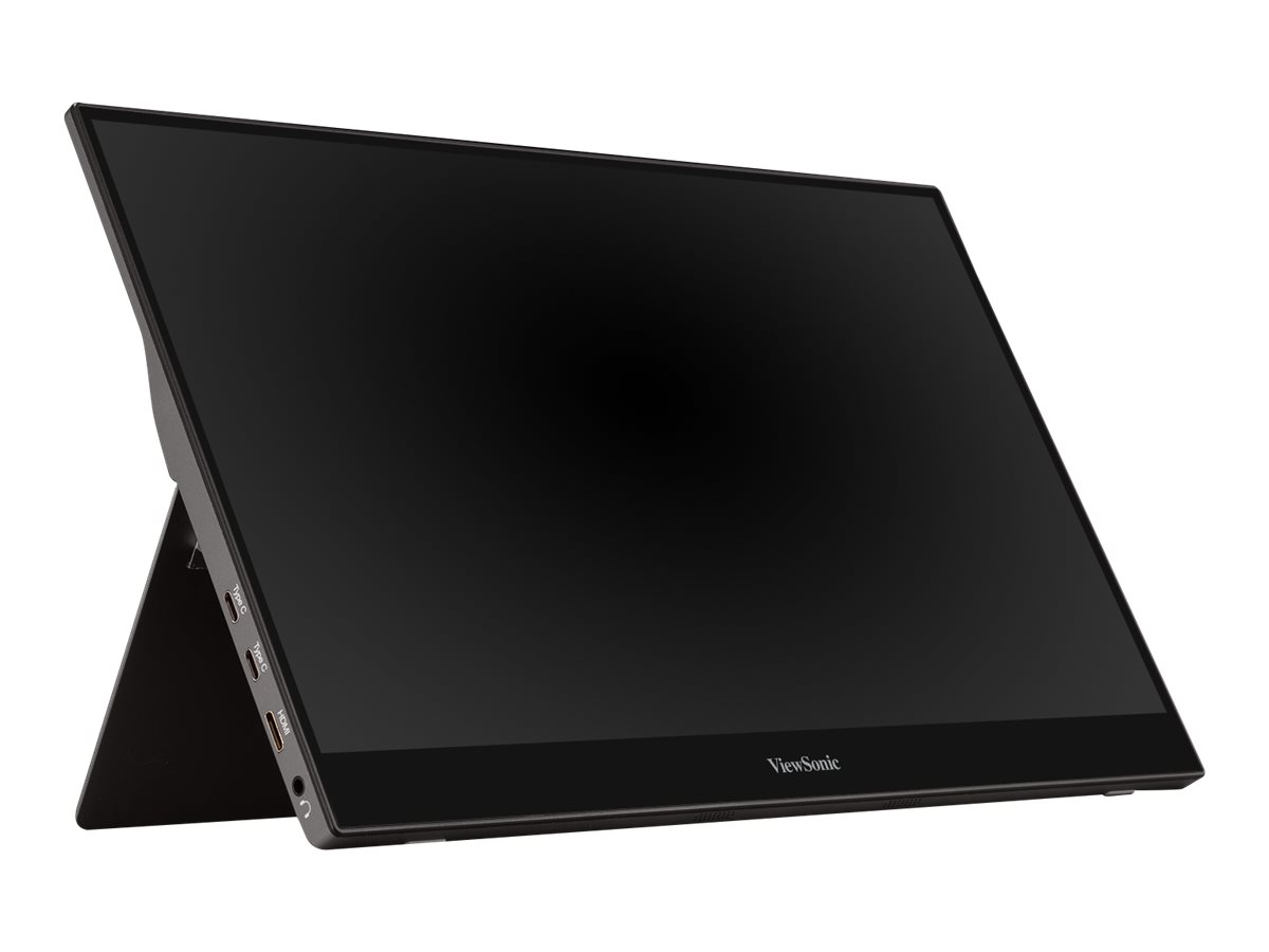 Viewsonic TD1655 pantalla para PC 39,6 cm (15.6) 1920 x 1080 Pixeles Full HD LED Pantalla t�ctil Multi-usuario Negro, Plata