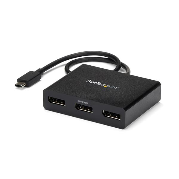 StarTech.com Hub USB C DisplayPort - 3 ports - Hub MST USB-C vers DisplayPort - Splitter multi-�crans USB Type-C vers 3x DP