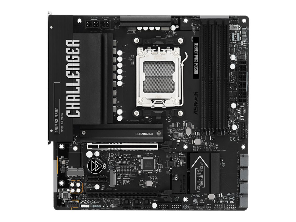 ASRock B850M Challenger AM5 mATX HDMI/DP - AMD Sockel AM5 (Ryzen Zen4) - Micro/Mini/Flex-ATX