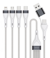 4smarts USB-C/A Multi-Ladekabel 4in2 wei� - Kabel - Digital/Daten