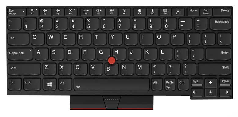 Lenovo Primax - Ersatztastatur Notebook - mit ClickPad, Trackpoint