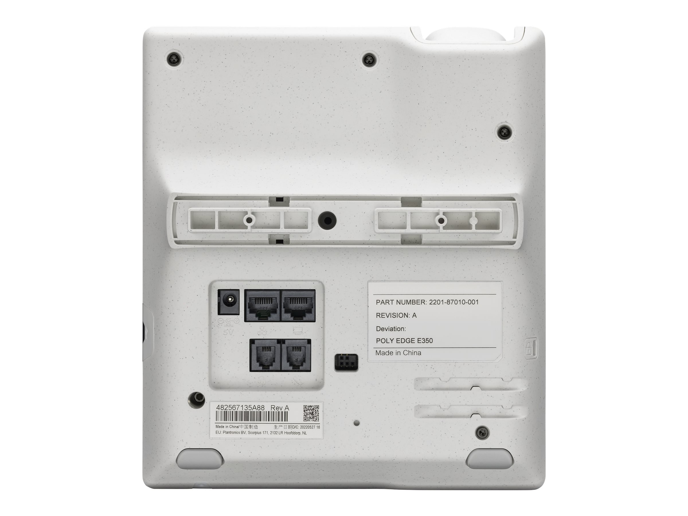 POLY Edge E300 telefono IP Nero, Argento 8 linee LCD