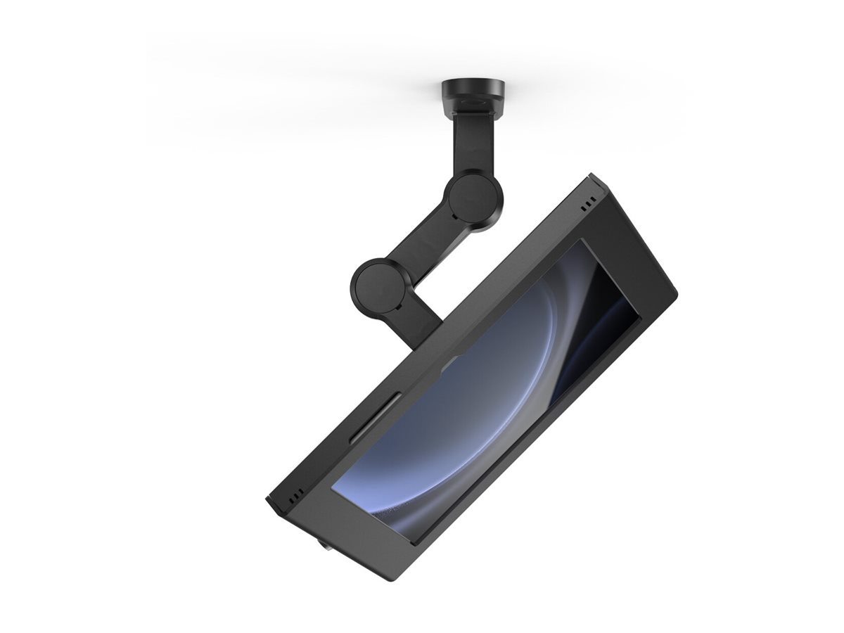 Compulocks Galaxy Tab S9/S9FE 10.9 Apex Enclosure Swing Wall Mount Black - Befestigungskit - Schwenkarm, freiliegende Front-/R�ckkamera und Sensoren - f�r Tablett - verriegelbar - Metallrahmen - Schwarz - Bildschirmgr��e: 27.7 cm (10.9)