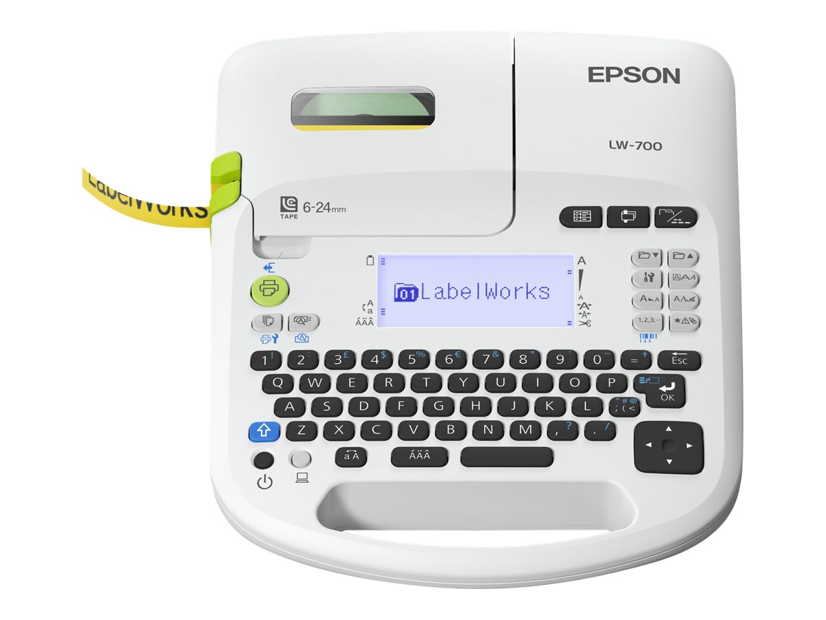 Epson LabelWorks LW-700 label printer Thermal transfer 180 x 180 DPI 13 mm/sec Wired QWERTY