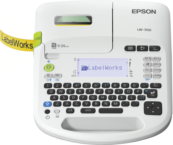 Epson LabelWorks LW-700 label printer Thermal transfer 180 x 180 DPI 13 mm/sec Wired QWERTY