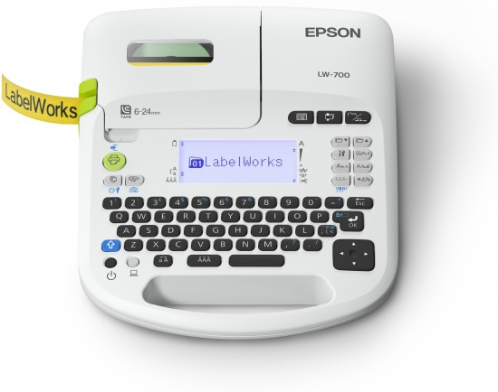 Epson LabelWorks LW-700 label printer Thermal transfer 180 x 180 DPI 13 mm/sec Wired QWERTY