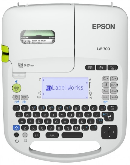Epson LabelWorks LW-700 label printer Thermal transfer 180 x 180 DPI 13 mm/sec Wired QWERTY