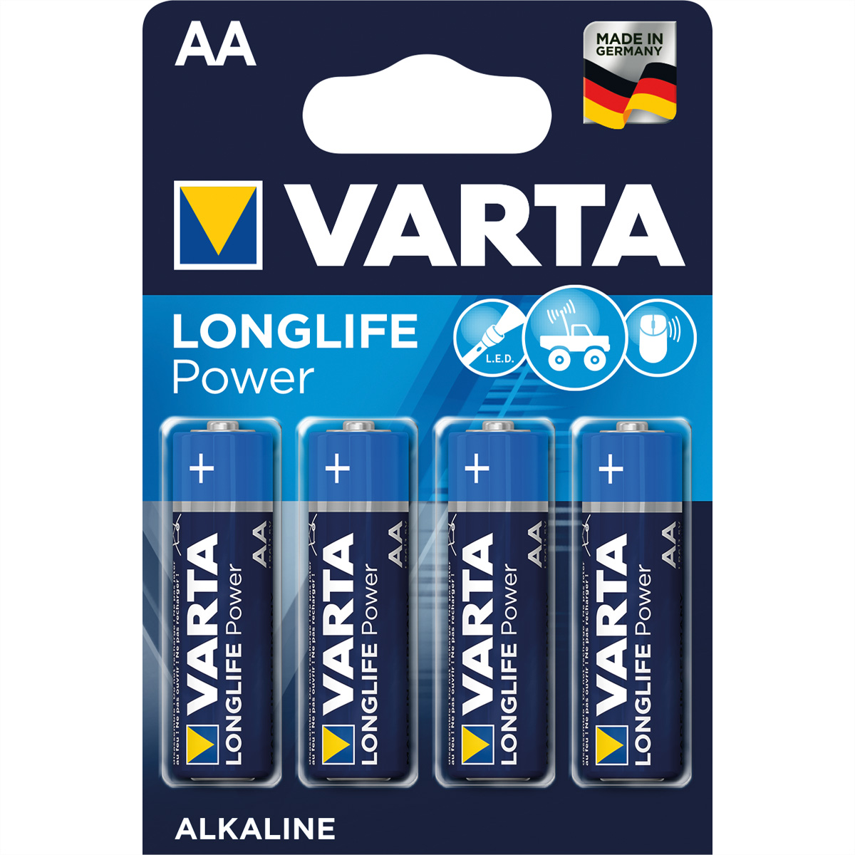 Varta Batterie Longlife Power AA 4 St. - Batterie - Mignon (AA)