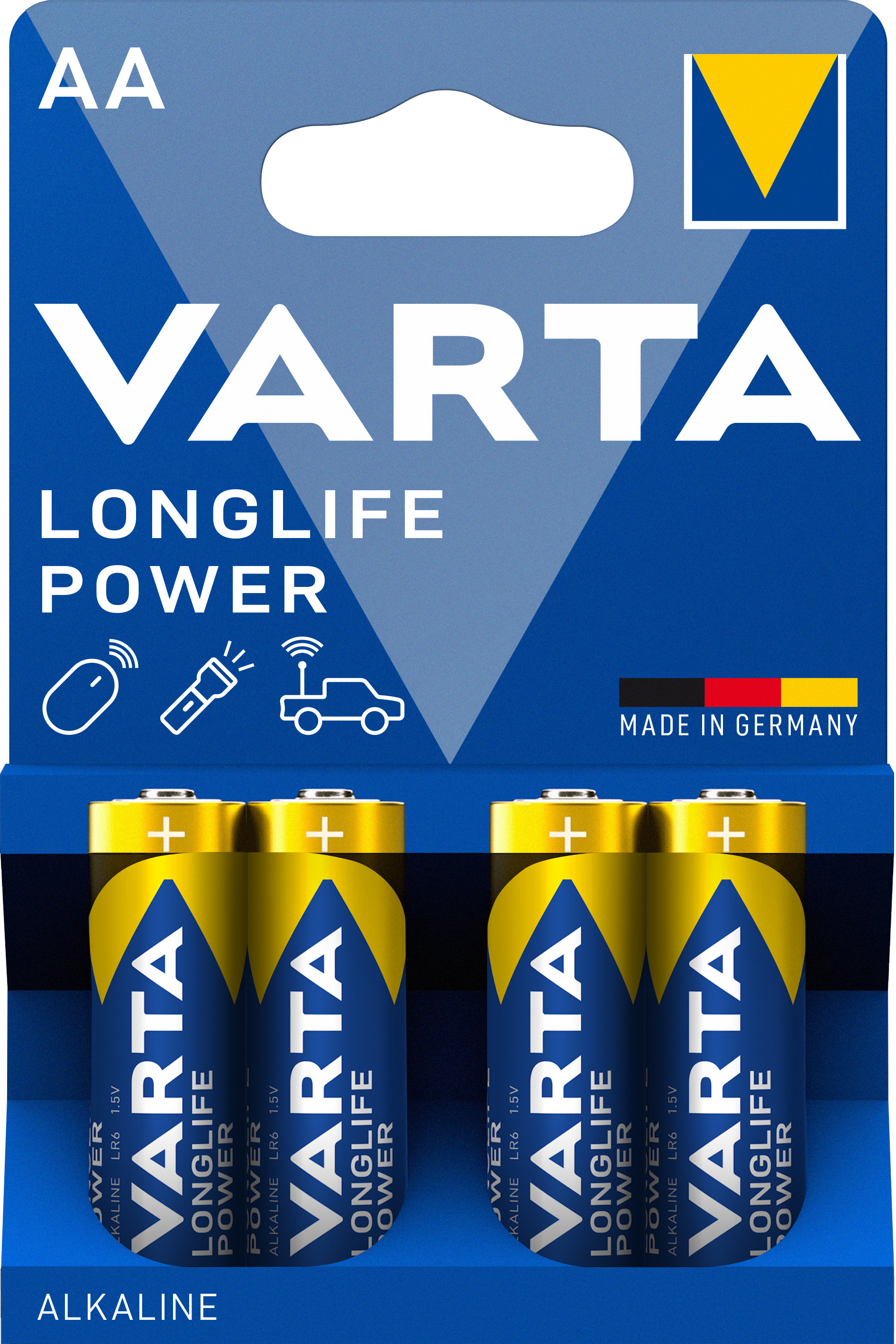 Varta Batterie Longlife Power AA 4 St. - Batterie - Mignon (AA)