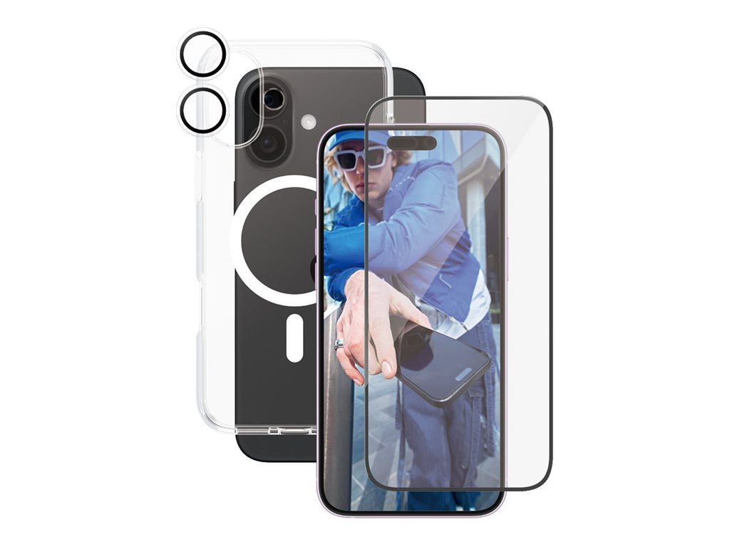 PanzerGlass � | CARE by � 3-in-1 Bundle iPhone 16 Plus Protector de pantalla Apple 1 pieza(s)
