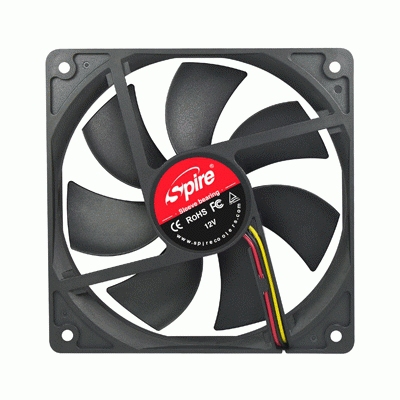 Spire SP12025S1L3 systme de refroidissement d ordinateur Boitier PC Ventilateur Noir