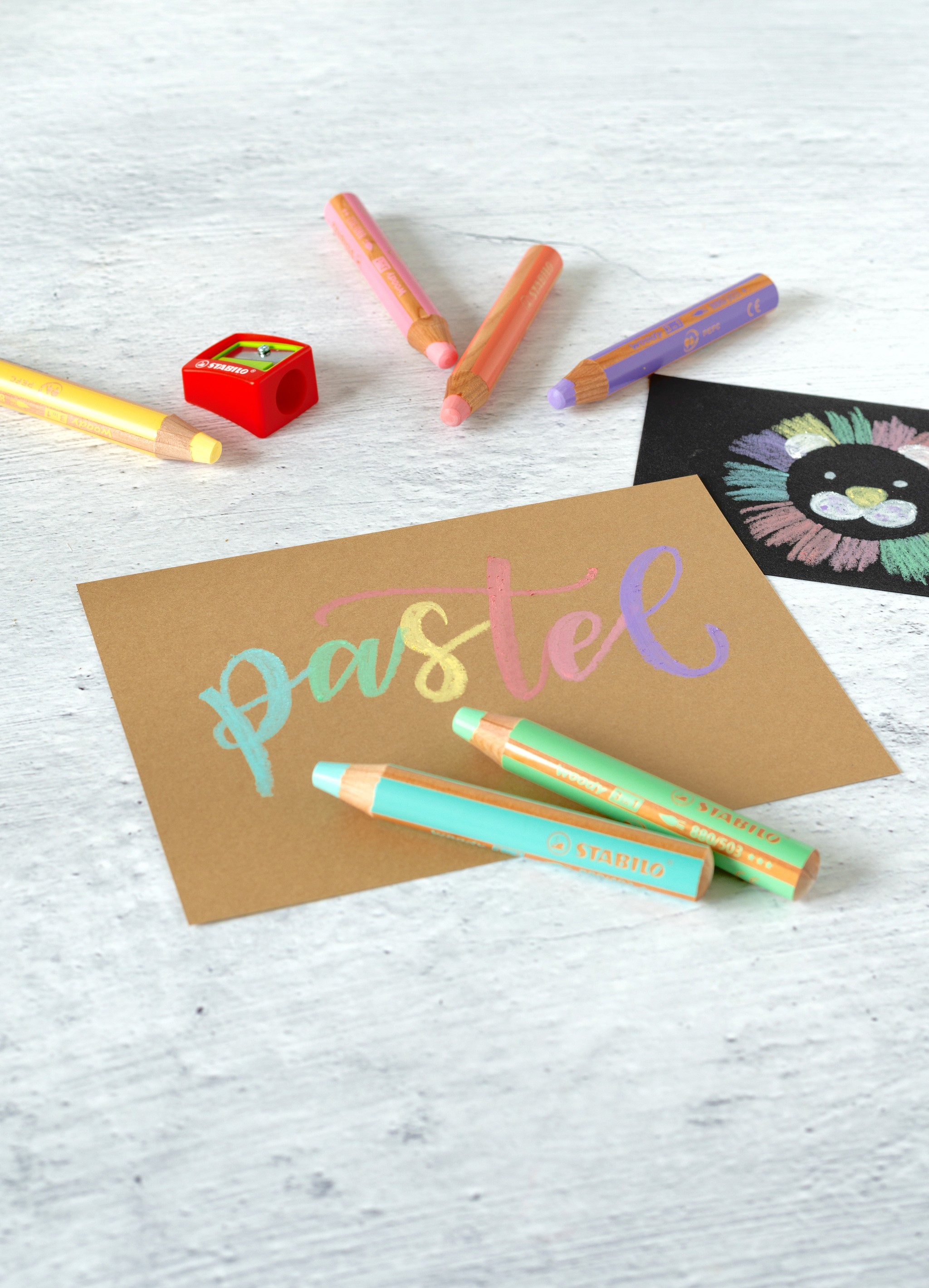 STABILO woody 3 in 1 Colori assortiti 6 pz