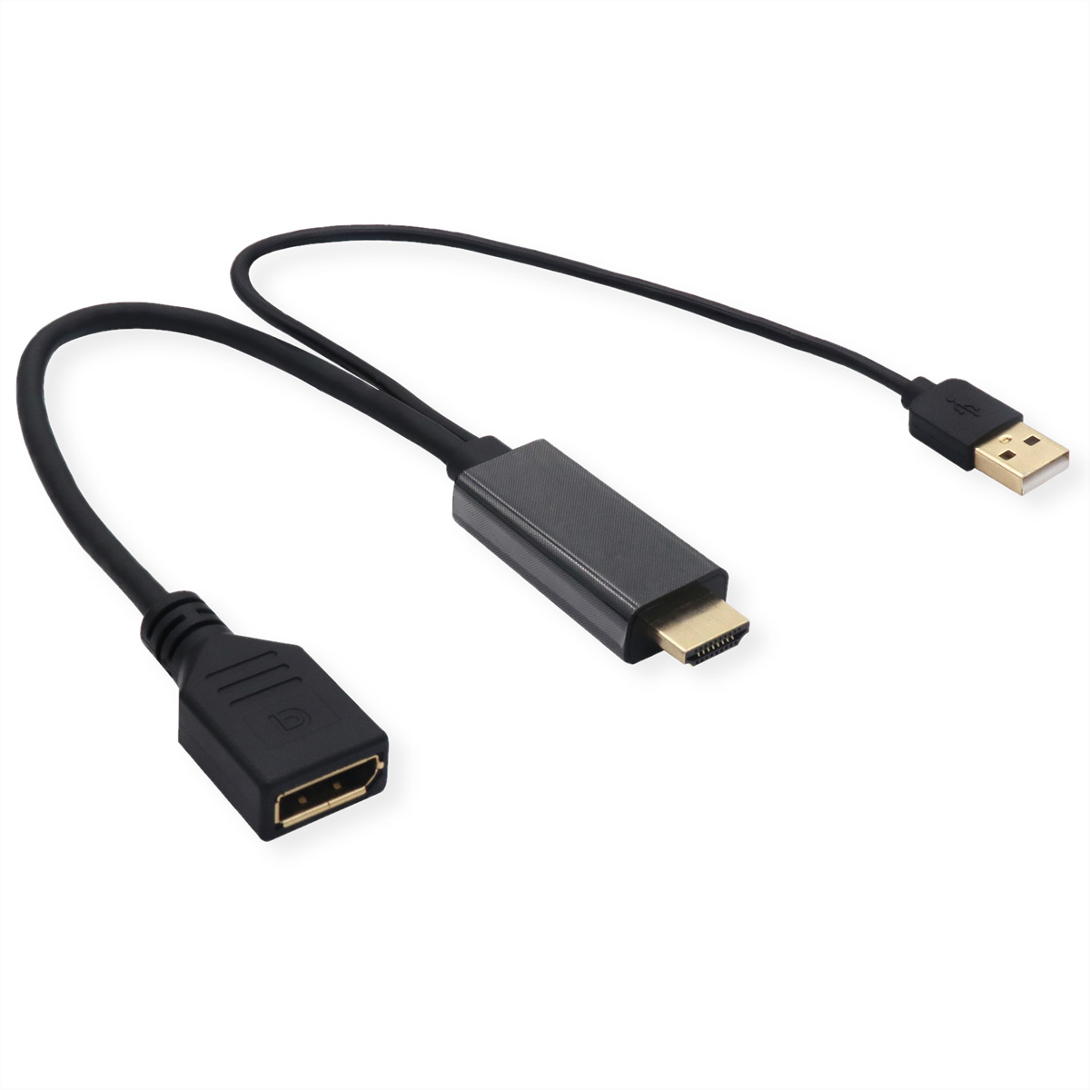 VALUE Kabeladapter HDMI-DP ST/BU 0.3m - Adapter - Digital/Display/Video