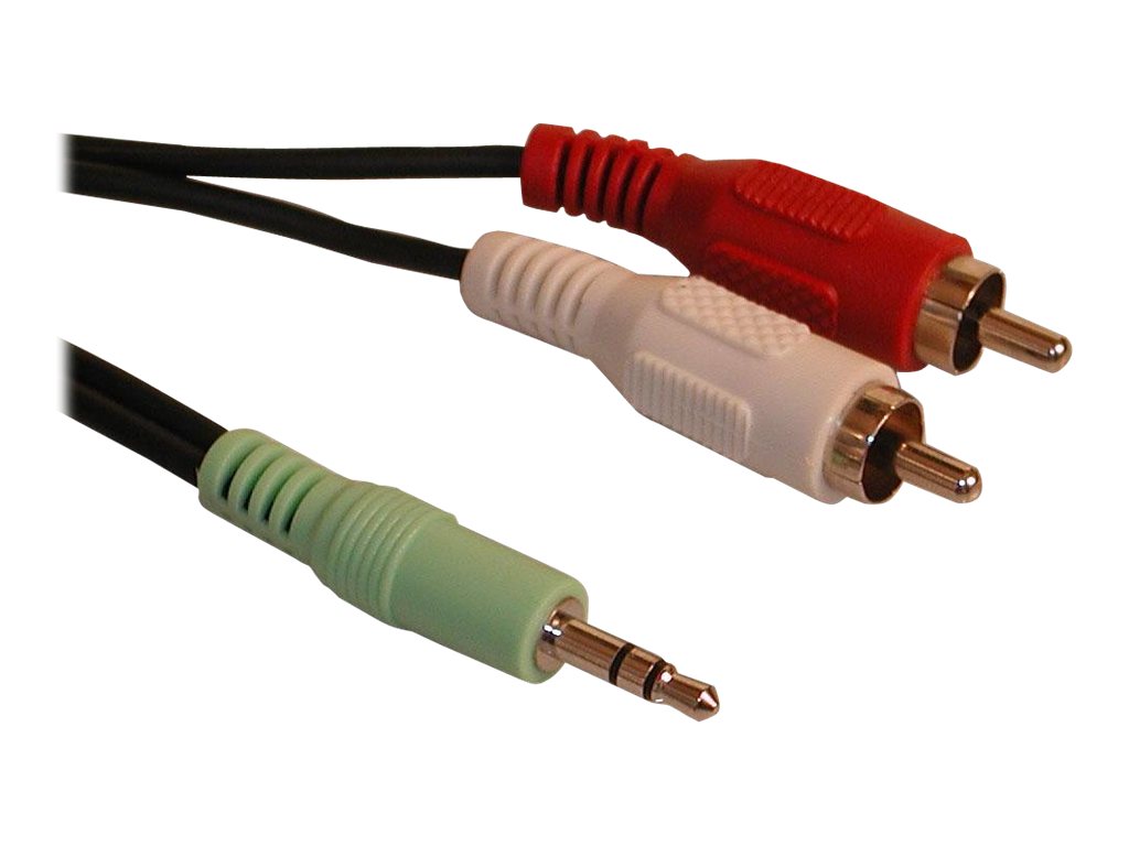 Sandberg MiniJack-M->2xRCA-M 2 m