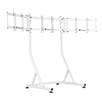 Thermaltake Triple Monitor Stand Snow fr Racing Simulator Cockpit GR500 weiss