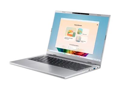 Acer Aspire 14 AI A14-61M - 180�-Scharnierdesign - AMD Ryzen AI 5 330 / 2 GHz - Win 11 Home - Radeon 820M - 16 GB RAM - 1.024 TB SSD NVMe, QLC - 35.6 cm (14)