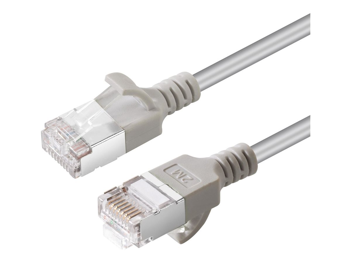 Microconnect V-FTP6A0015-SLIM cable de red Gris 0,15 m Cat6a U/FTP (STP)