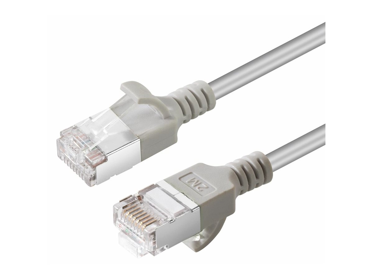 Microconnect V-FTP6A0015-SLIM cable de red Gris 0,15 m Cat6a U/FTP (STP)