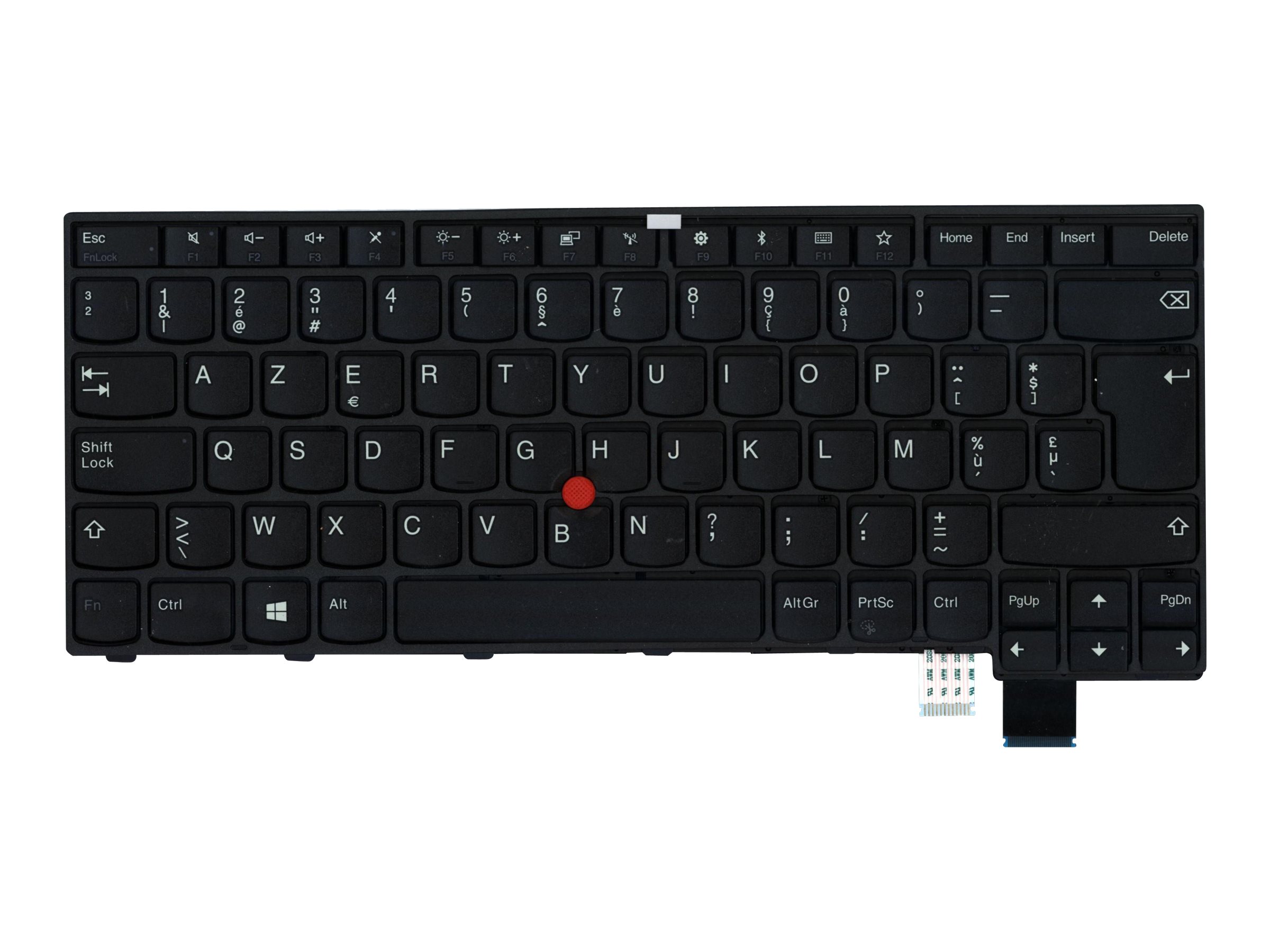 Lenovo Chicony - Ersatztastatur Notebook - mit Trackpoint - AZERTY - Belgien - FRU, CRU - Tier 2 - fr Thinkpad 13 (2nd Gen)