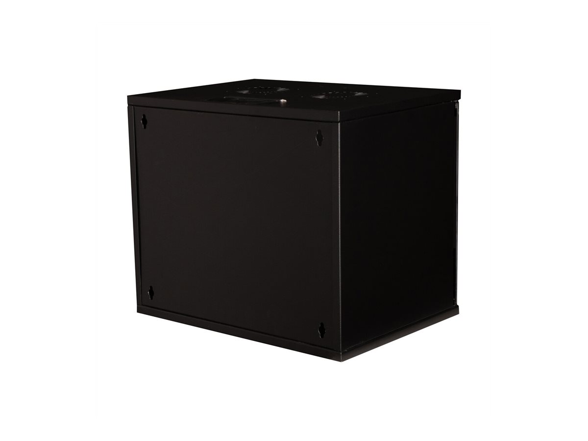 ROLINE Basic - Geh�use - Set, 540x400 BxT - geeignet f�r Wandmontage - RAL 9005, Jet Black - 9U - 48.3 cm (19)