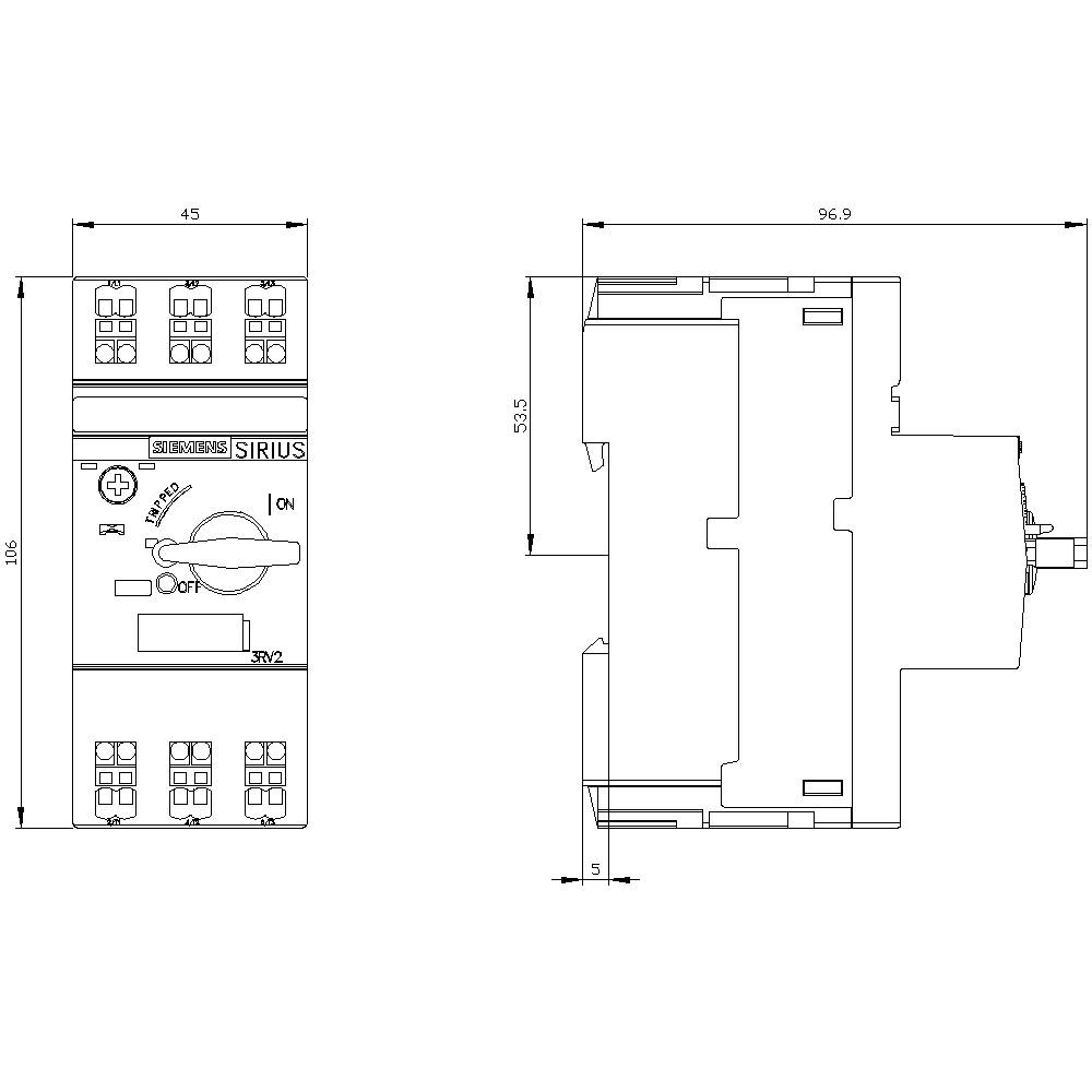 Siemens 3RV24111DA20 non class�