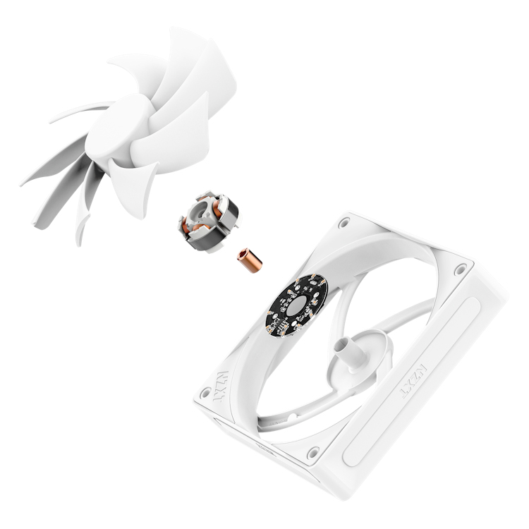 NZXT RF-Q12SF-W2 syst�me de refroidissement d ordinateur Boitier PC Ventilateur 12 cm Blanc 1 pi�ce(s)