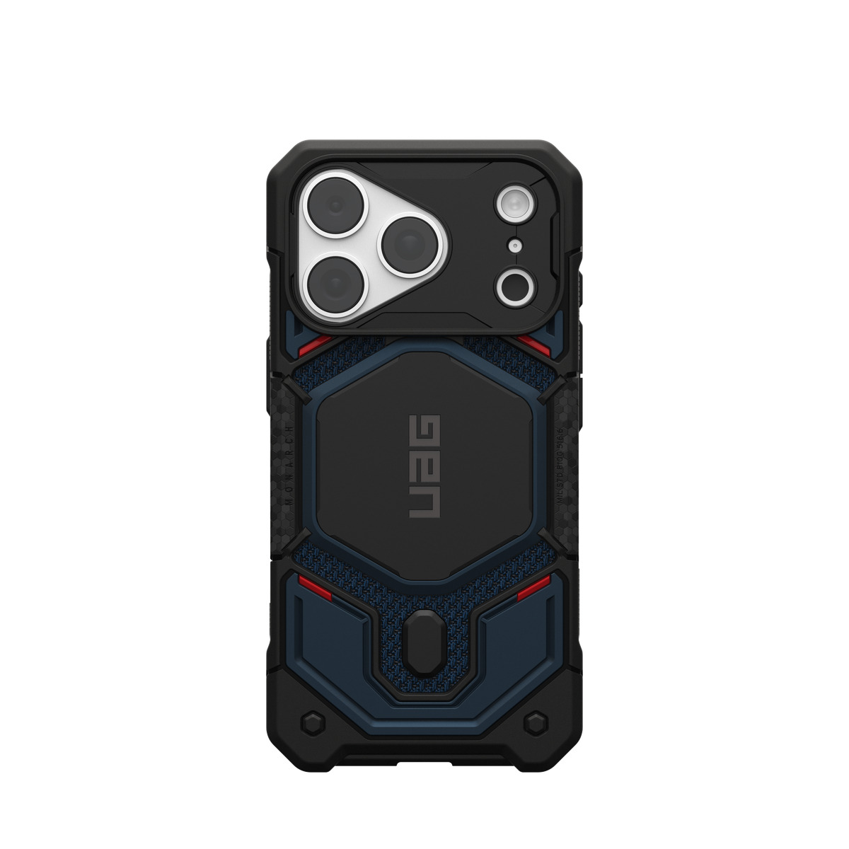 Urban Armor Gear Monarch Pro Kevlar custodia per cellulare 16 cm (6.3) Cover Nero, Blu scuro