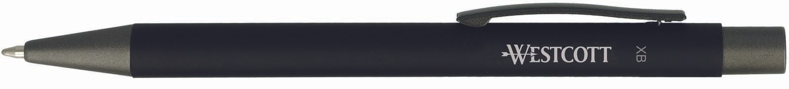 Westcott Druckkugelschreiber schwarz Schreibfarbe schwarz Strichst�rke