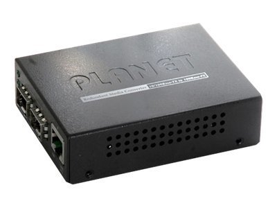PLANET FT-1205A convertidor de medio 200 Mbit/s Negro