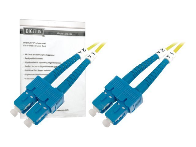 Digitus Cble de brassage monomode  fibre optique, SC / SC