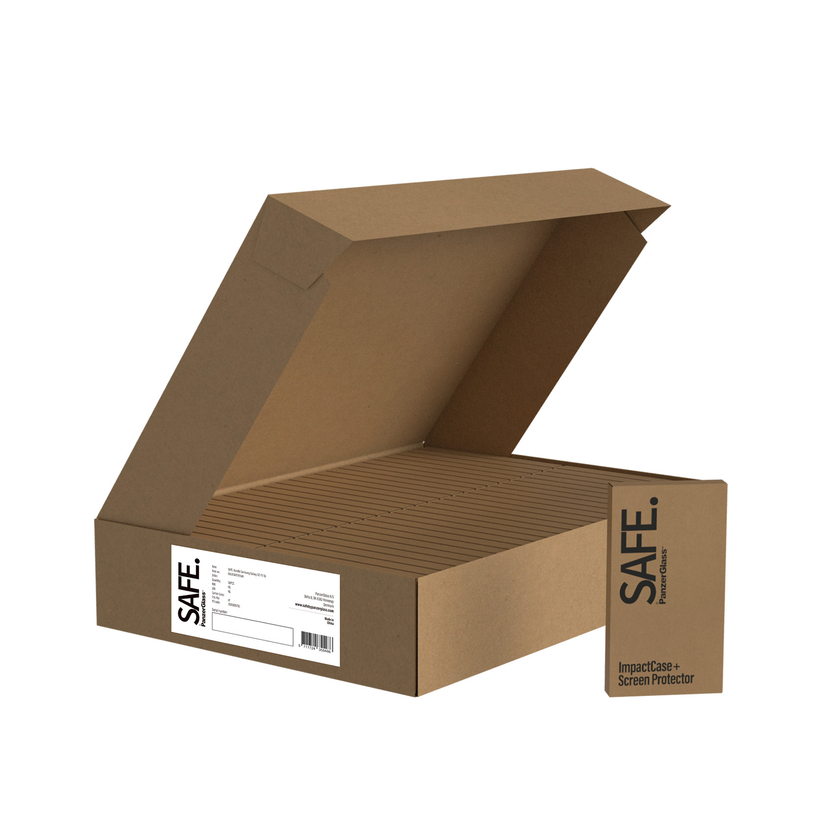 PanzerGlass SAFE. by � 2-in-1 Pack Samsung Galaxy S21 FE 5G Protection d�cran transparent 50 pi�ce(s)