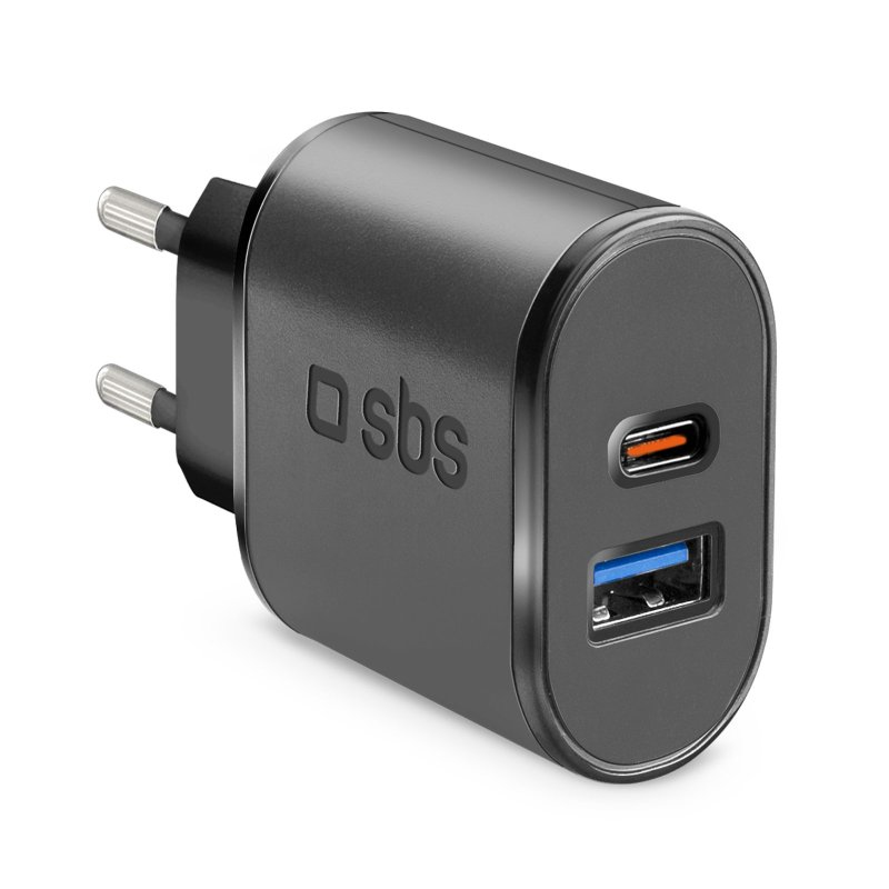 SBS TETRUSBTC3AUL cargador de dispositivo mvil Negro Interior