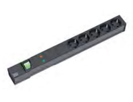 Bachmann 333.537 unit� di distribuzione dellenergia (PDU) 5 presa(e) AC 1U Nero