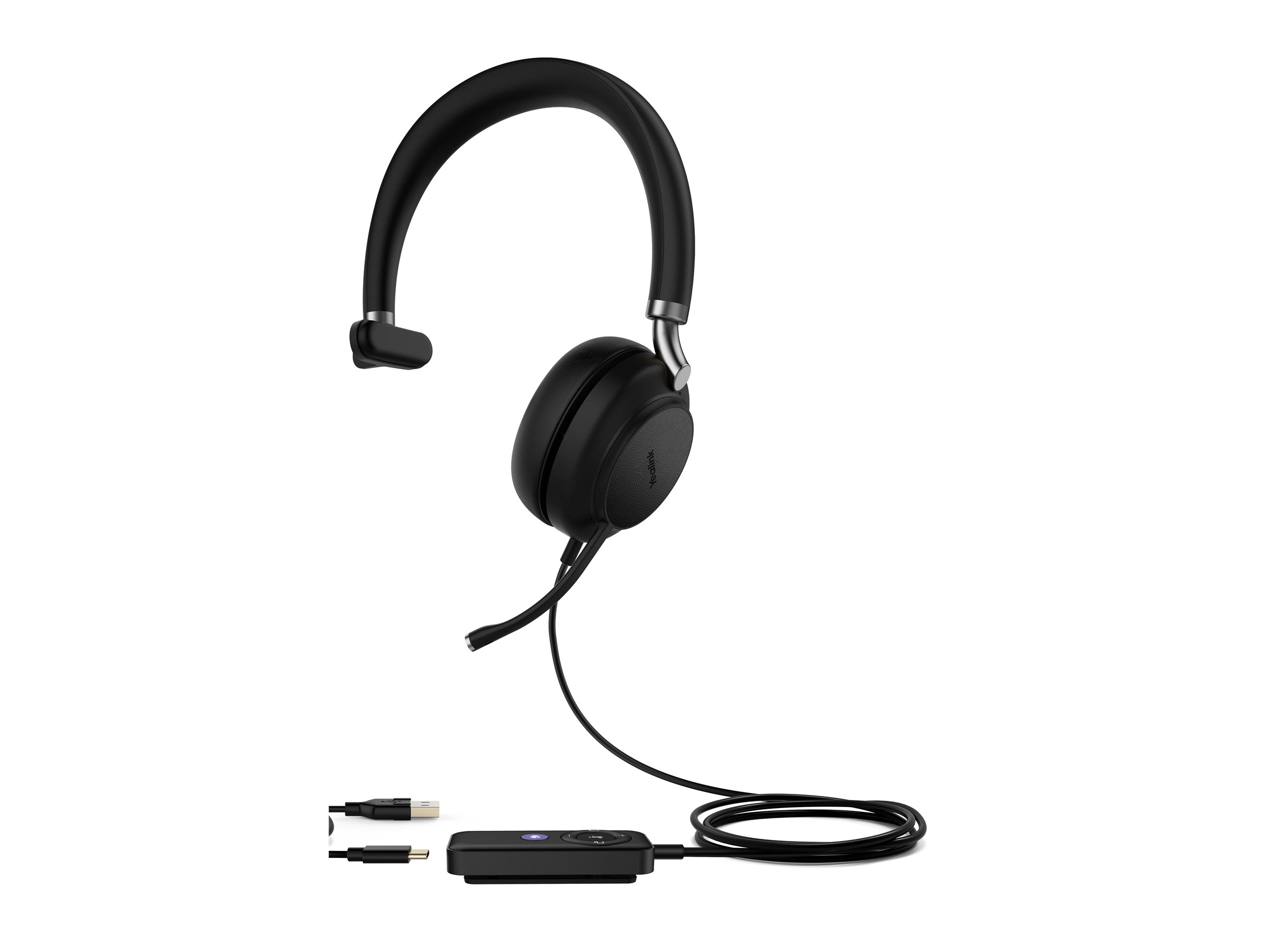 Yealink UH38 Mono Without Battery - Headset - On-Ear