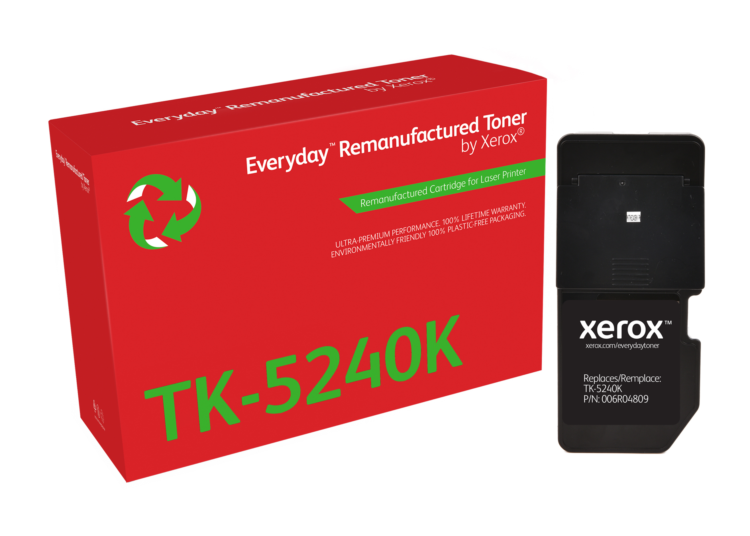 Remanufacturado Everyday Tner Everyday Negro remanufacturado de Xerox es compatible con Kyocera TK-5240K, Capacidad estndar