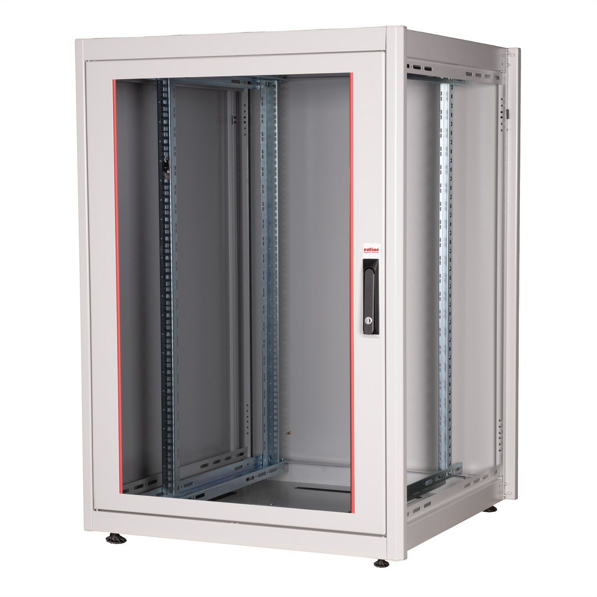ROLINE Basic - Schrank Netzwerkschrank - Glas T�r, 800 x 800 (B x T)