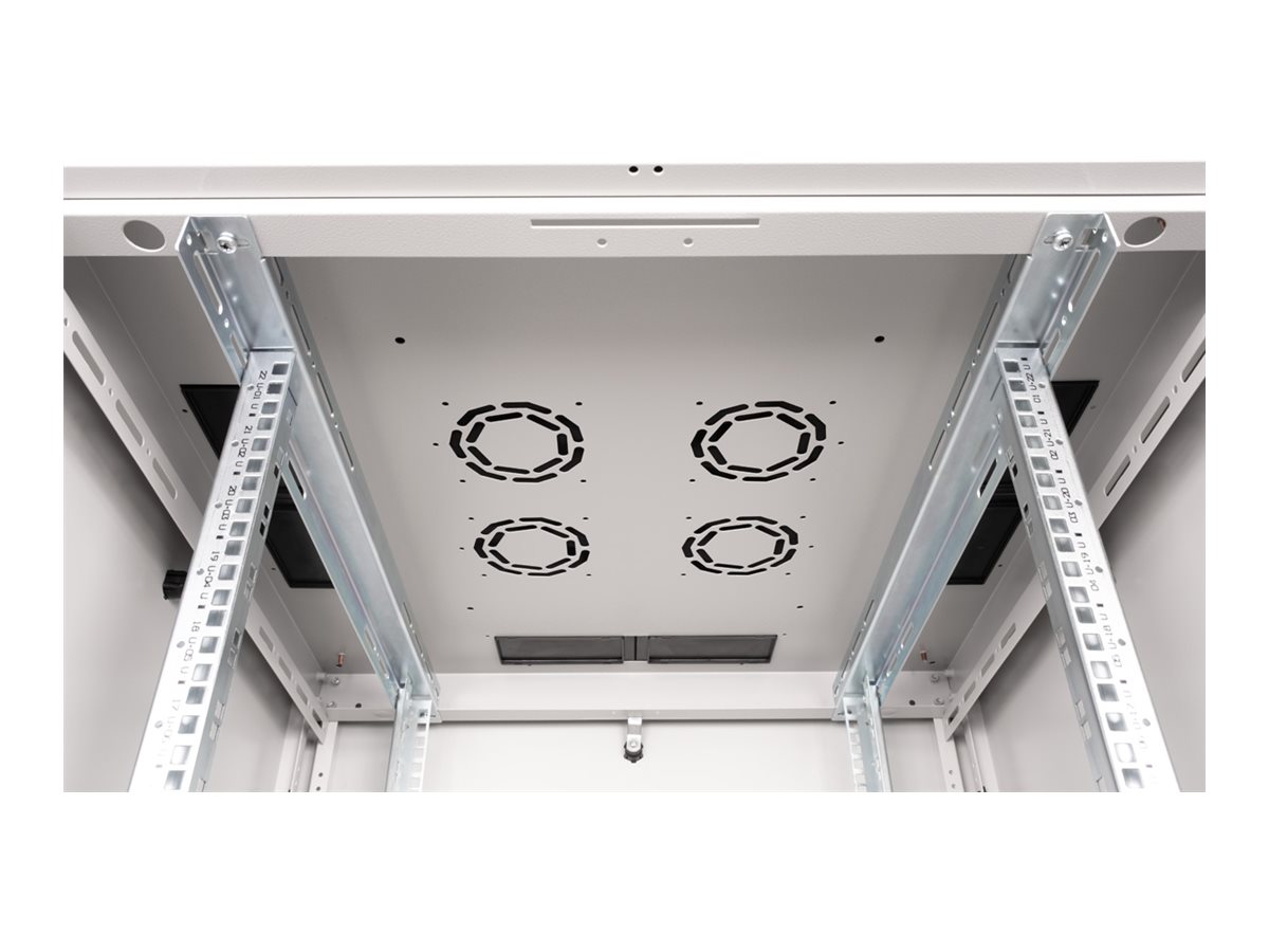 ROLINE Basic - Schrank Netzwerkschrank - Glas T�r, 800 x 800 (B x T)