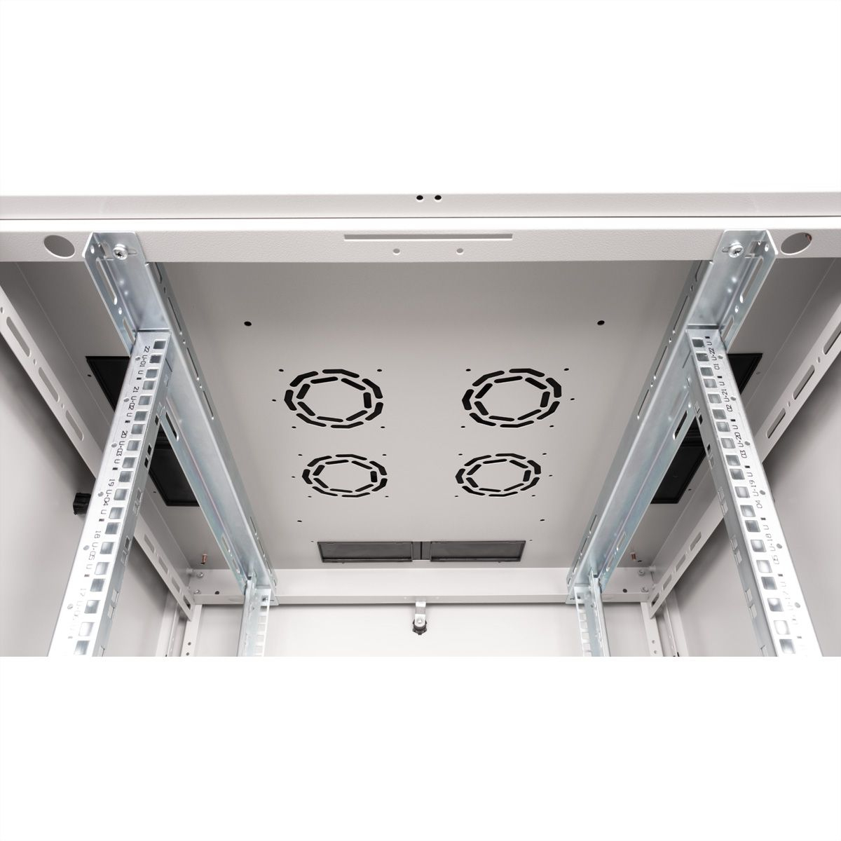 ROLINE Basic - Schrank Netzwerkschrank - Glas T�r, 800 x 800 (B x T)