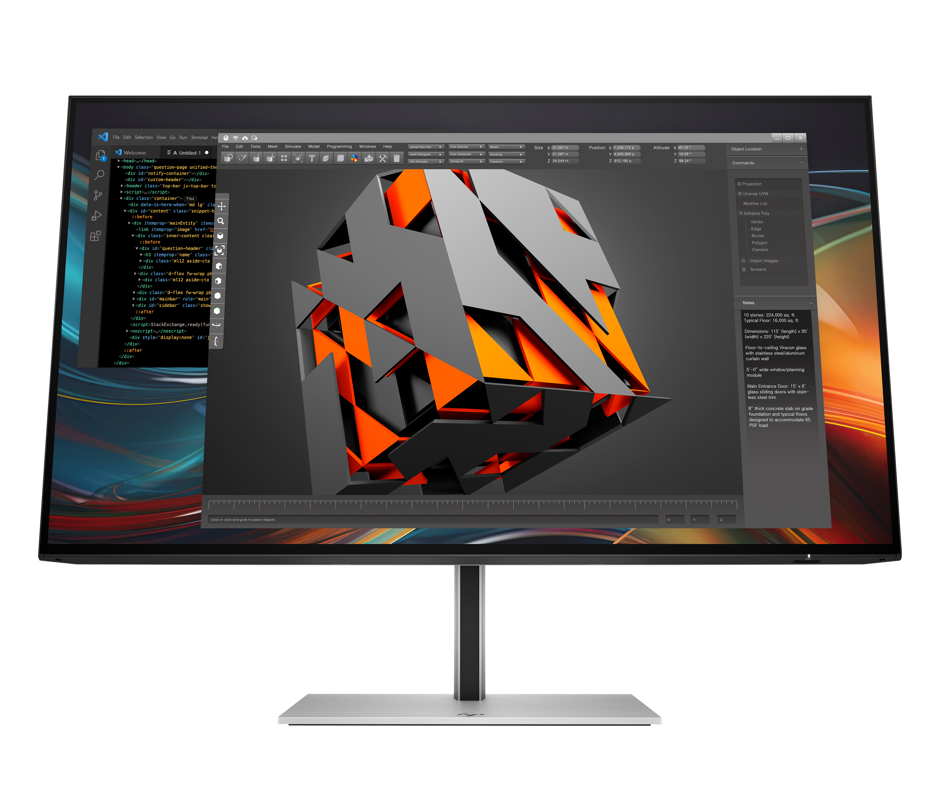 HP Monitor FHD de la serie 7 Pro de 23,8 pulgadas: 724pf sin PVC