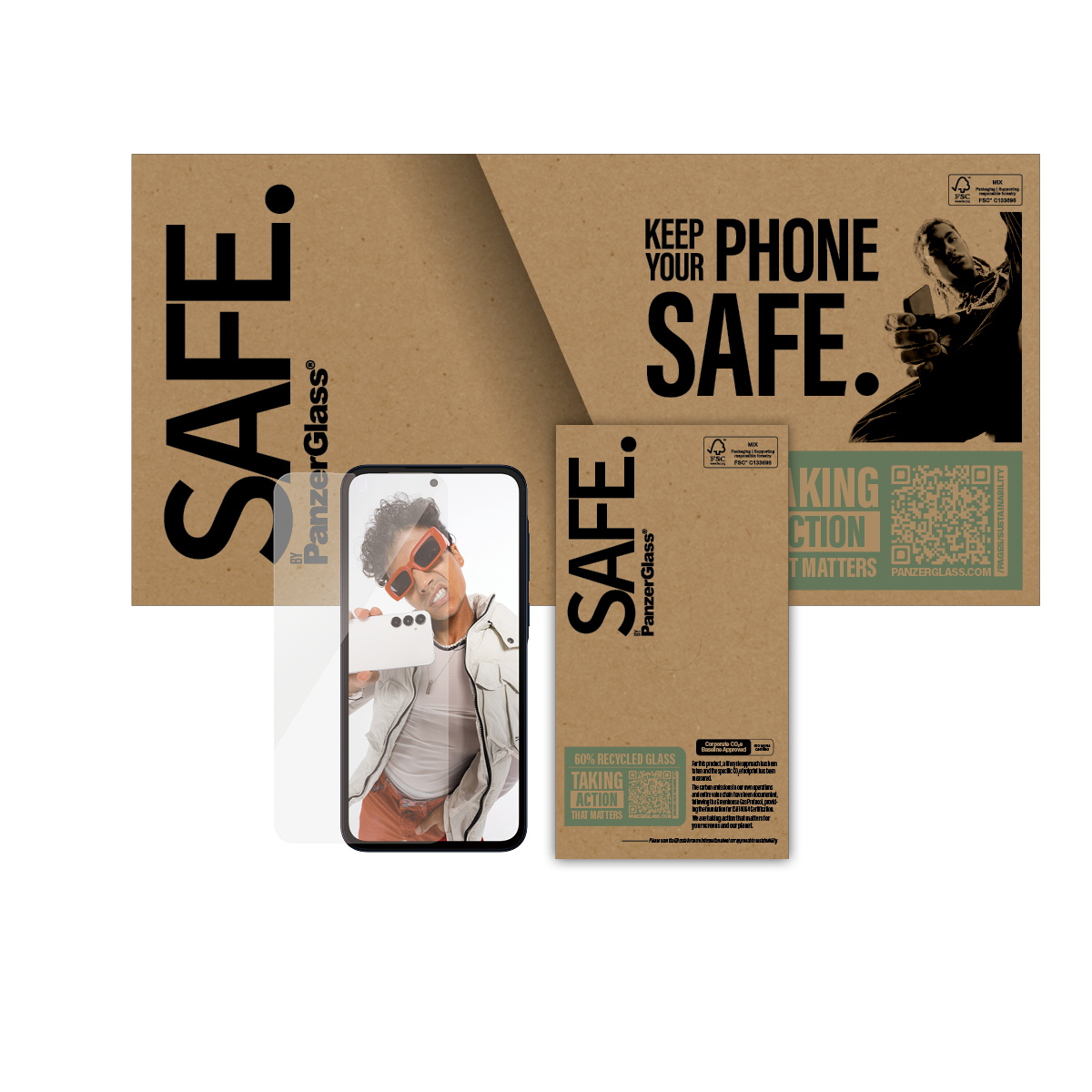 PanzerGlass SAFE. by PanzerGlass - Bildschirmschutz f�r Handy