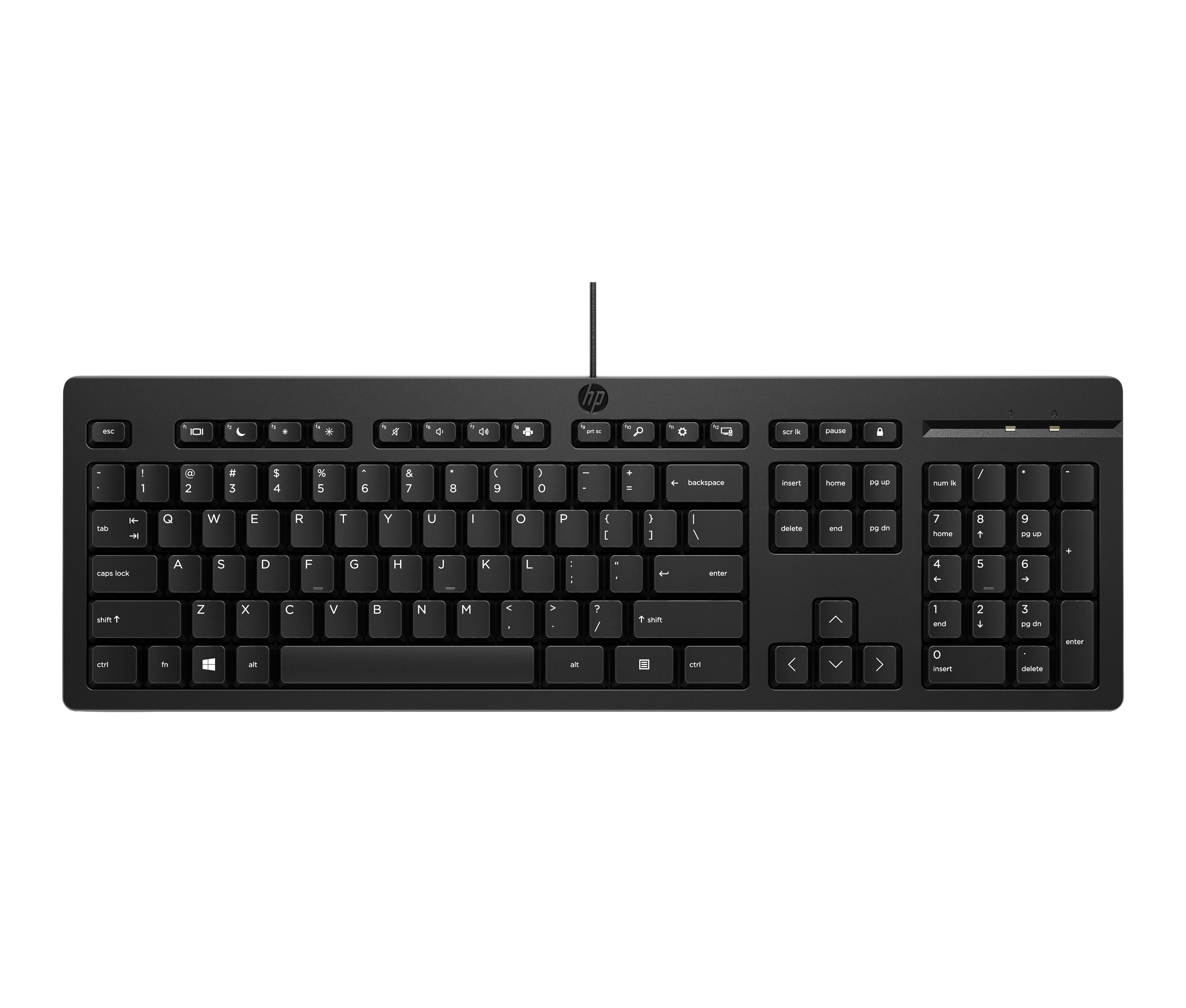 HP 125 G2 - Tastatur - 100% - full size - USB