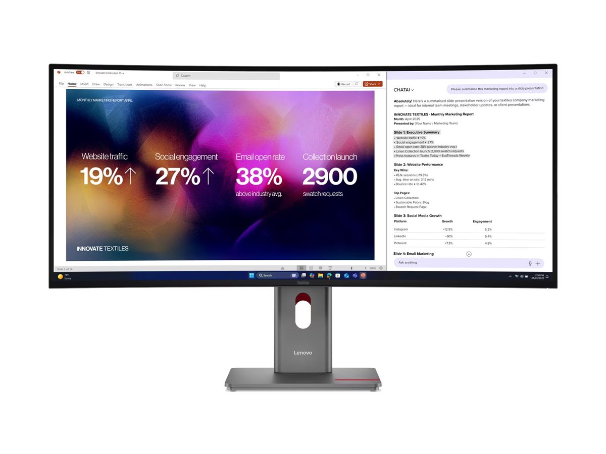 Lenovo ThinkVision P40WD-40 Monitor