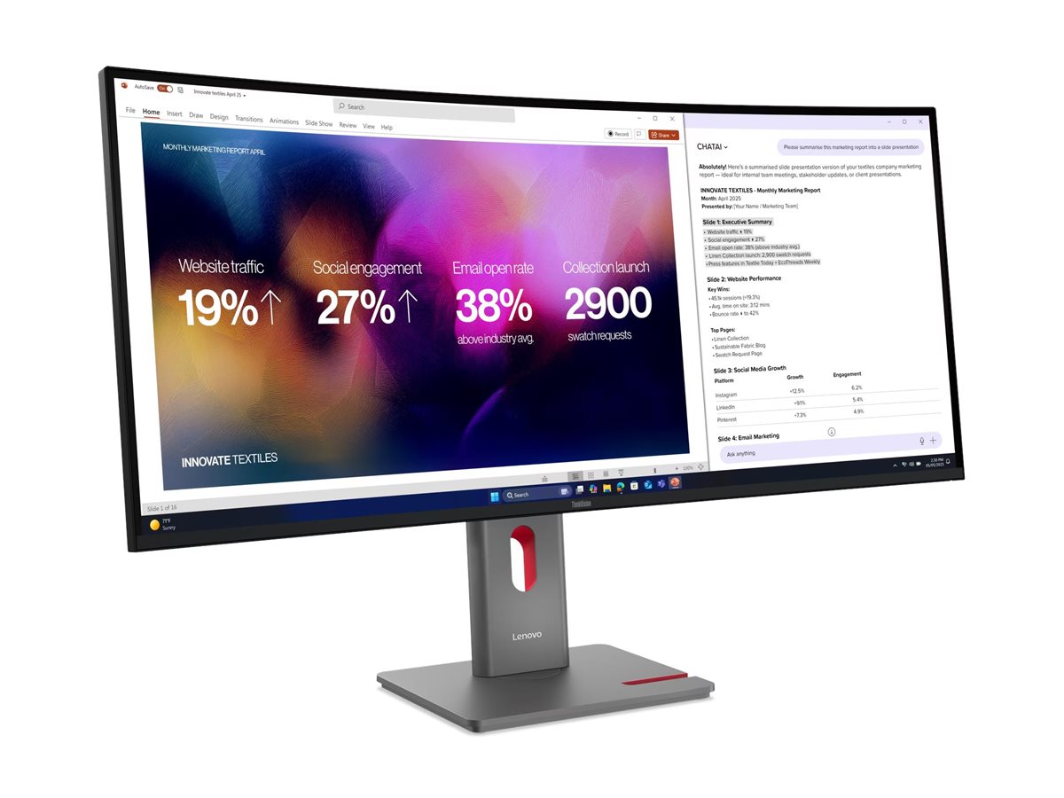 Lenovo ThinkVision P40WD-40 Monitor