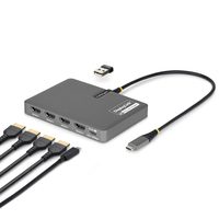 StarTech.com USB-C to Quad HDMI Adapter - Adapter - Digital/Daten