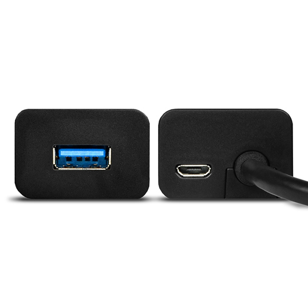 Axagon HUE-S2BL interface hub USB 3.2 Gen 1 (3.1 Gen 1) Type-A 5000 Mbit/s Black